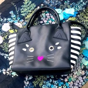 Betsy Johnson kitty cat purse Luv Betsey
